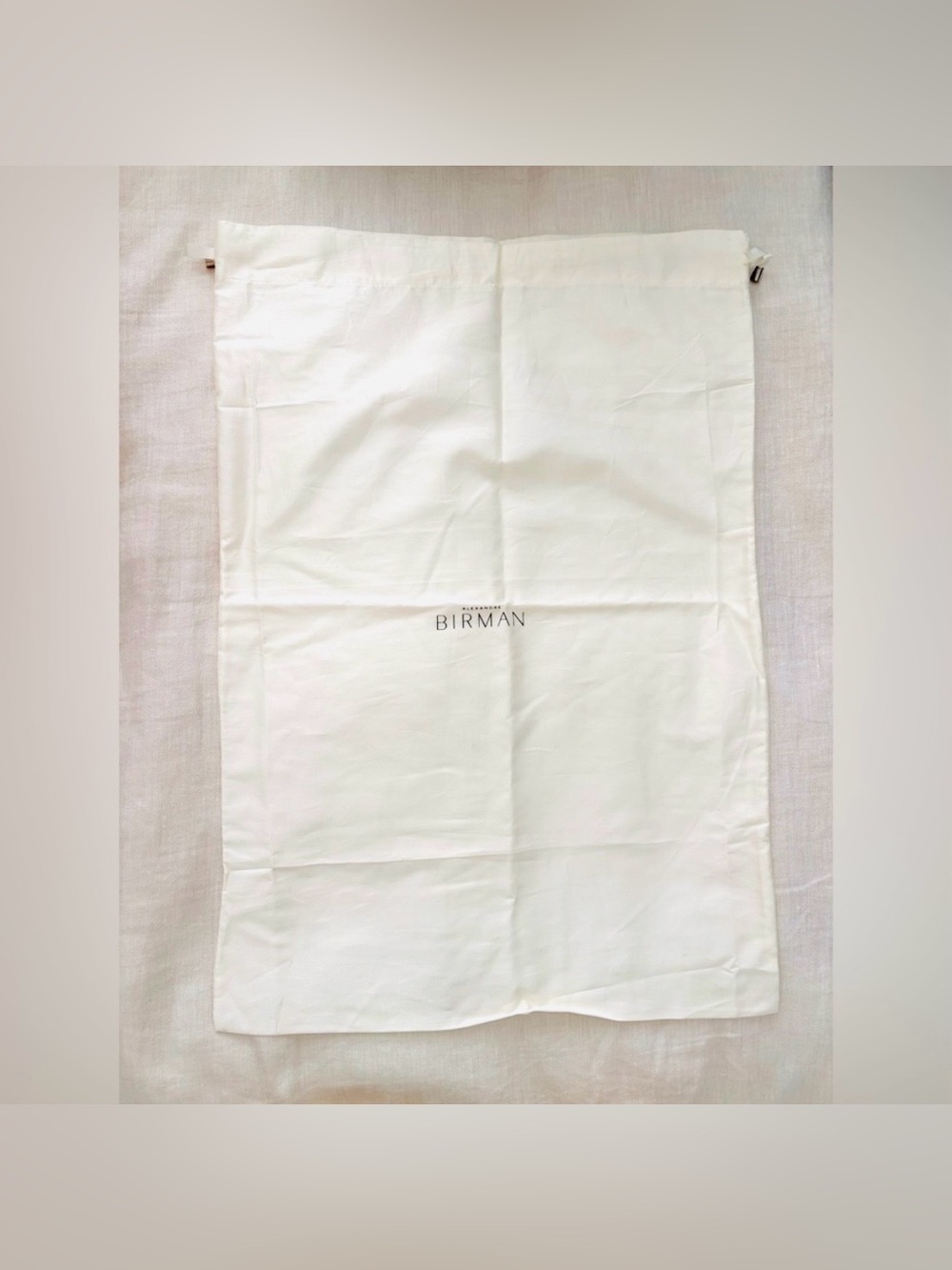 Alexandre Birman White Designer Shoe Dust Bag New